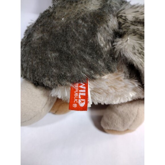 Wild Republic WOLF Sitting Plush Cuddlekins Stuffed Animal Toy realistic 13" - Picture 8 of 8